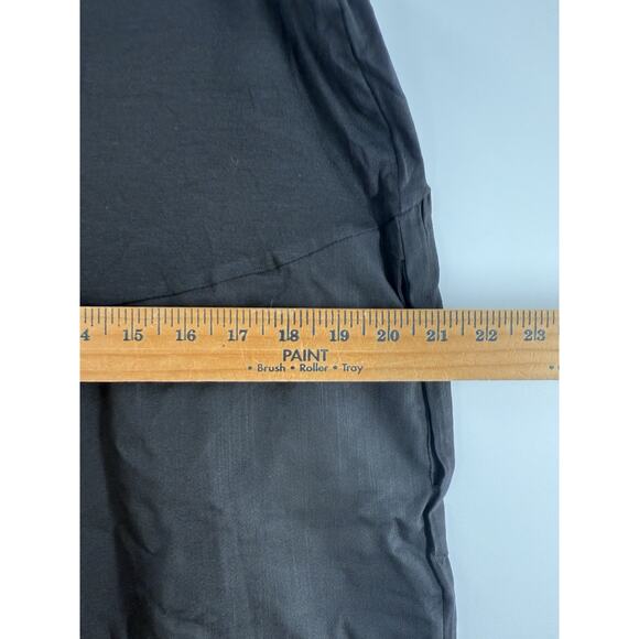 Womens Cotton Linen Blend Maternity Capris Pants, Lounge Pregnancy Cropped Pants - Picture 8 of 15